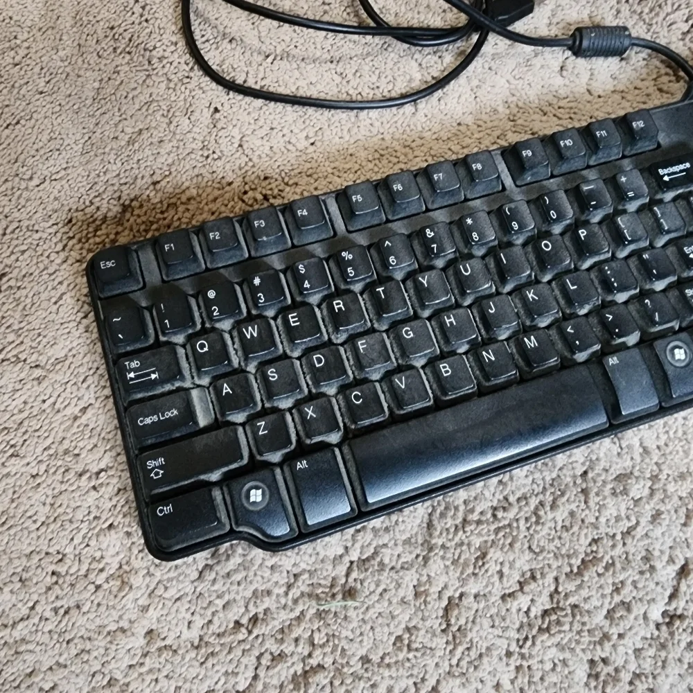 Dell Computer Keyboard Model SK-8115 Black